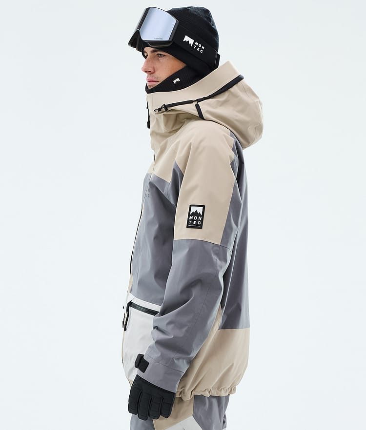 Montec Morpheus Skijacke Herren Sand/Light Pearl/Light Grey, Image 5 of 9