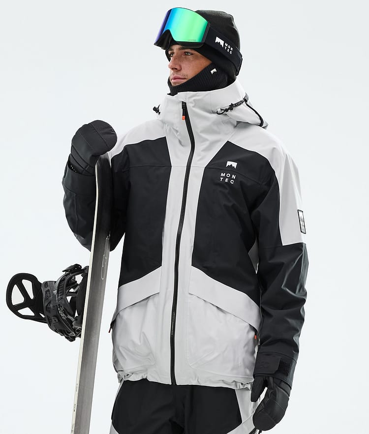 Montec Morpheus Snowboardjacke Herren Light Grey/Black, Bild 1 von 10