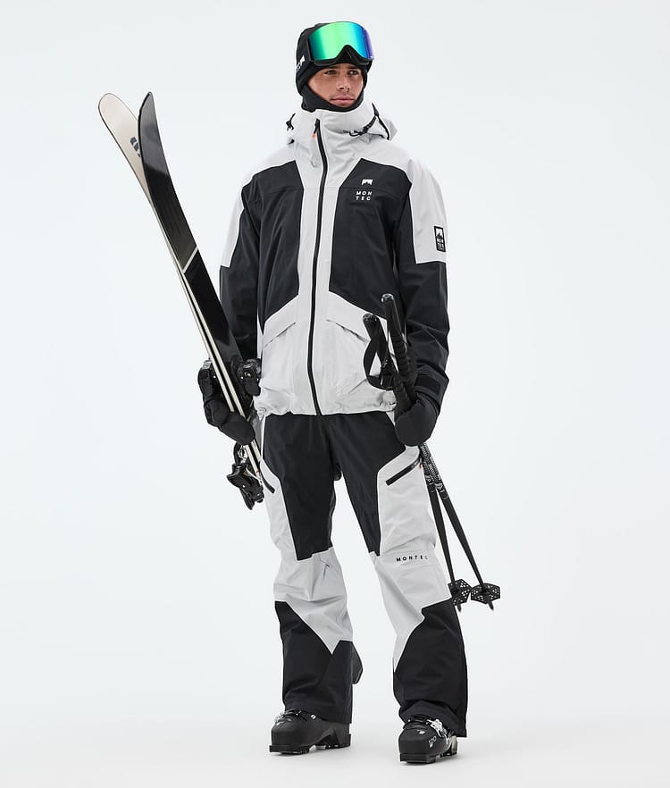 Montec Morpheus Skijacke Herren Light Grey/Black, Bild 3 von 10