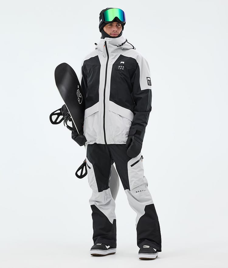 Montec Morpheus Snowboardjacke Herren Light Grey/Black, Bild 3 von 10