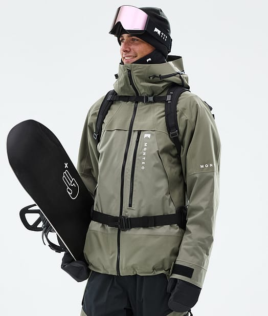 Montec Oracle Snowboardjacke Herren Greenish