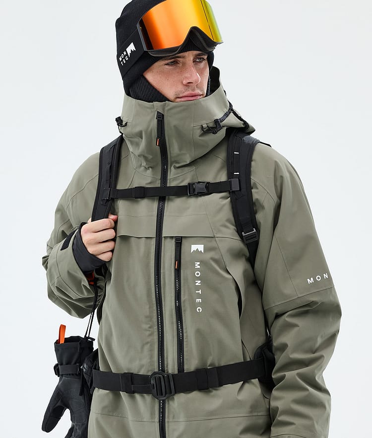 Montec Oracle Snowboardjacke Herren Greenish, Image 4 of 10