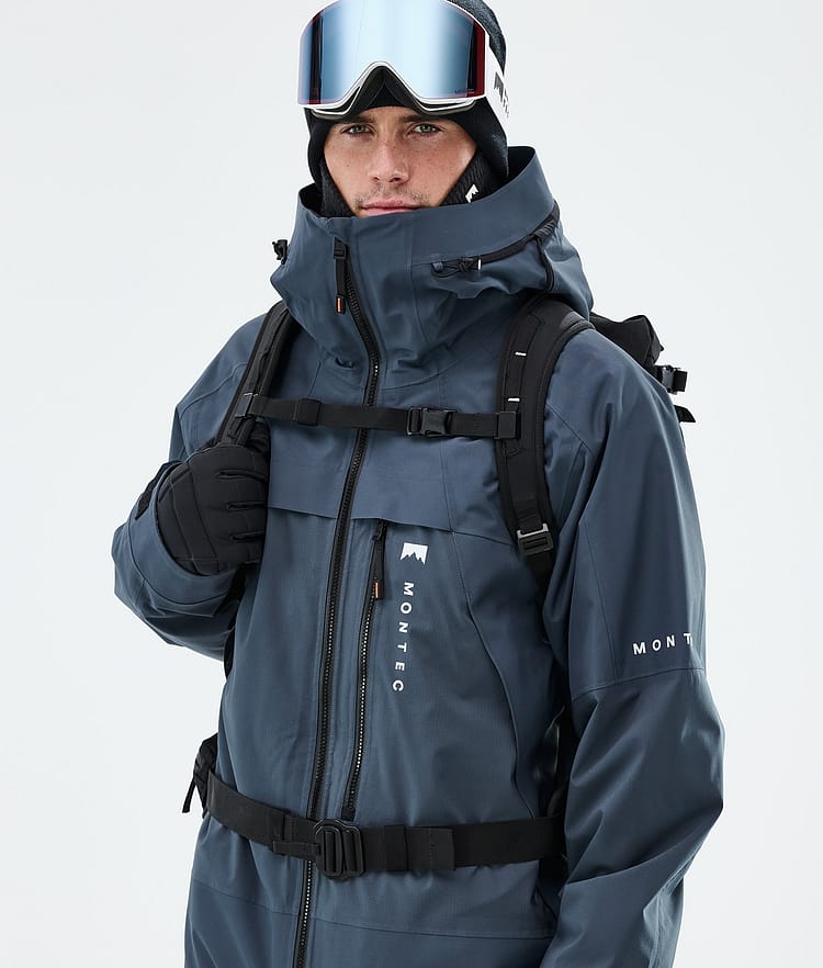 Montec Oracle Snowboardjacke Herren Metal Blue, Image 4 of 9