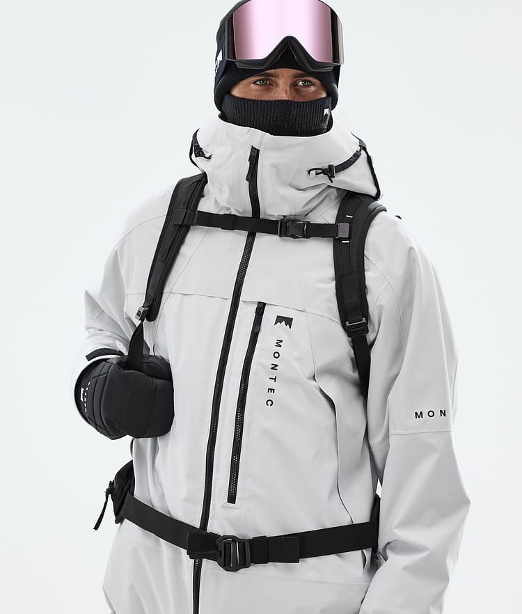Montec Oracle Snowboardjacke Herren Light Grey, Bild 2 von 10