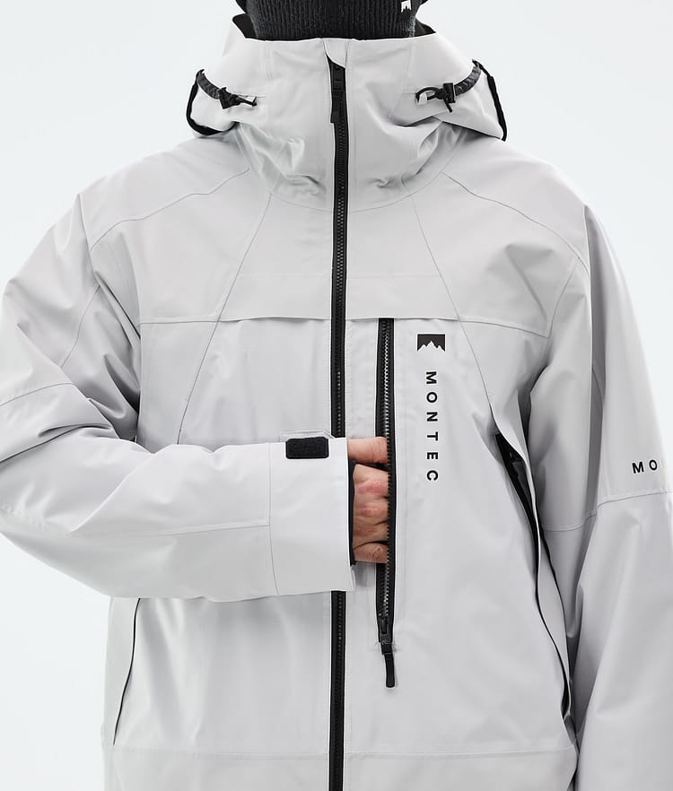 Montec Oracle Snowboardjacke Herren Light Grey, Bild 8 von 10
