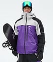 Montec Oracle Snowboardjacke Herren Light Grey/Black/Vivid Purple