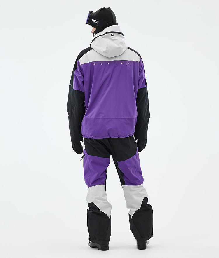 Montec Oracle Skijacke Herren Light Grey/Black/Vivid Purple, Bild 5 von 10