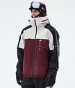 Montec Oracle Snowboardjacke Herren Light Grey/Black/Burgundy