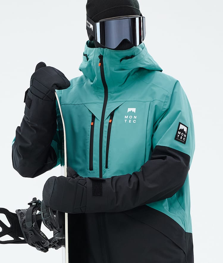 Montec Arch Snowboardjacke Herren Turquoise/Black, Bild 2 von 10