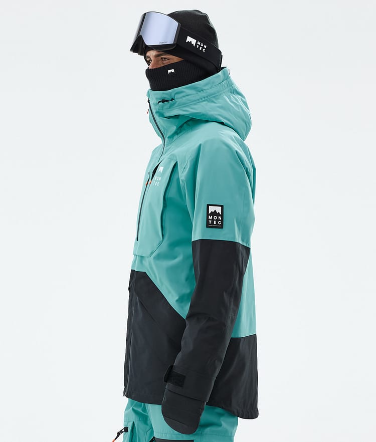 Montec Arch Snowboardjacke Herren Turquoise/Black, Bild 6 von 10