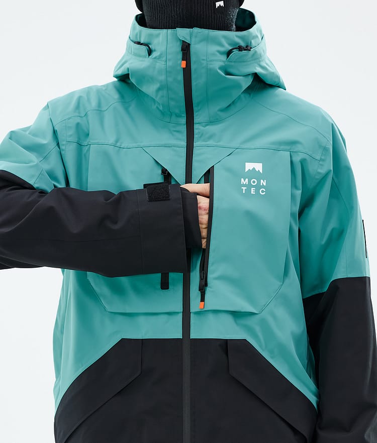 Montec Arch Skijacke Herren Turquoise/Black, Bild 9 von 10