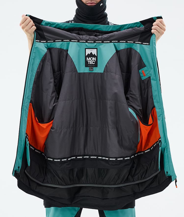 Montec Arch Skijacke Herren Turquoise/Black, Bild 10 von 10