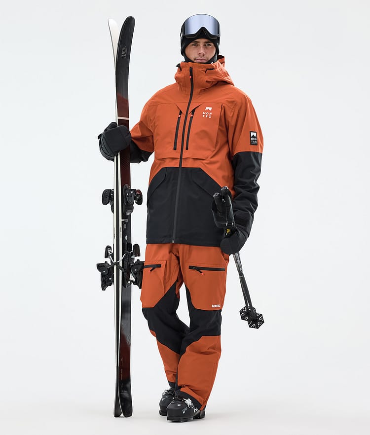 Montec Arch Skijacke Herren Burned Orange/Black, Bild 3 von 10