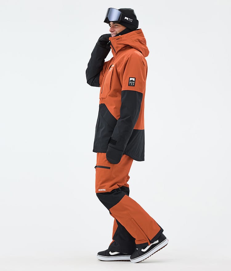 Montec Arch Snowboardjacke Herren Burned Orange/Black, Bild 4 von 10