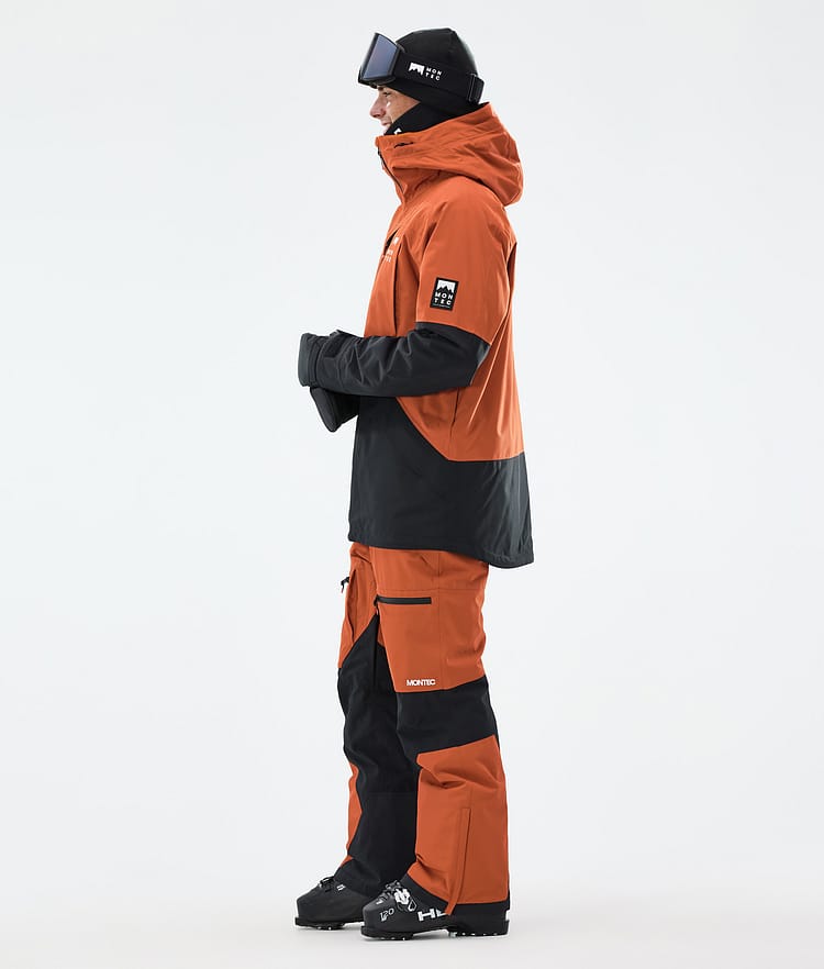 Montec Arch Skijacke Herren Burned Orange/Black, Bild 4 von 10