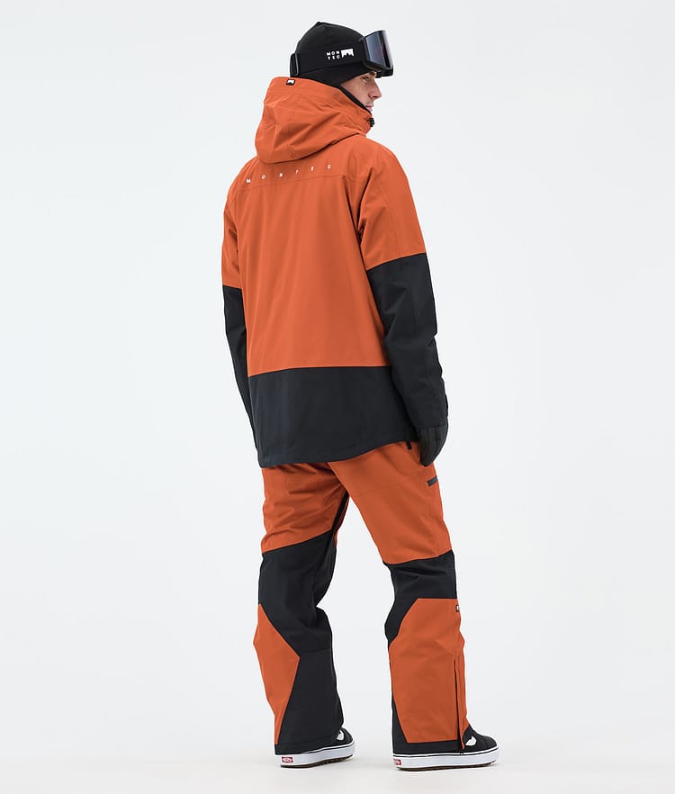 Montec Arch Snowboardjacke Herren Burned Orange/Black, Bild 5 von 10
