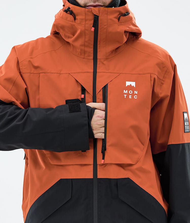 Montec Arch Skijacke Herren Burned Orange/Black, Bild 9 von 10