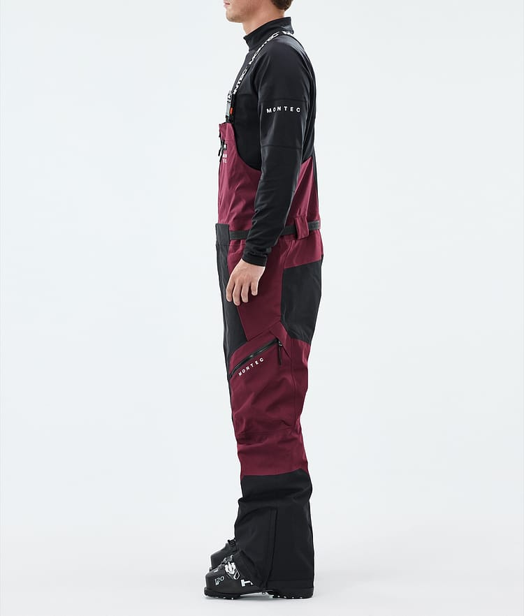Montec Dozer Skihose Herren Burgundy/Black, Image 2 of 6