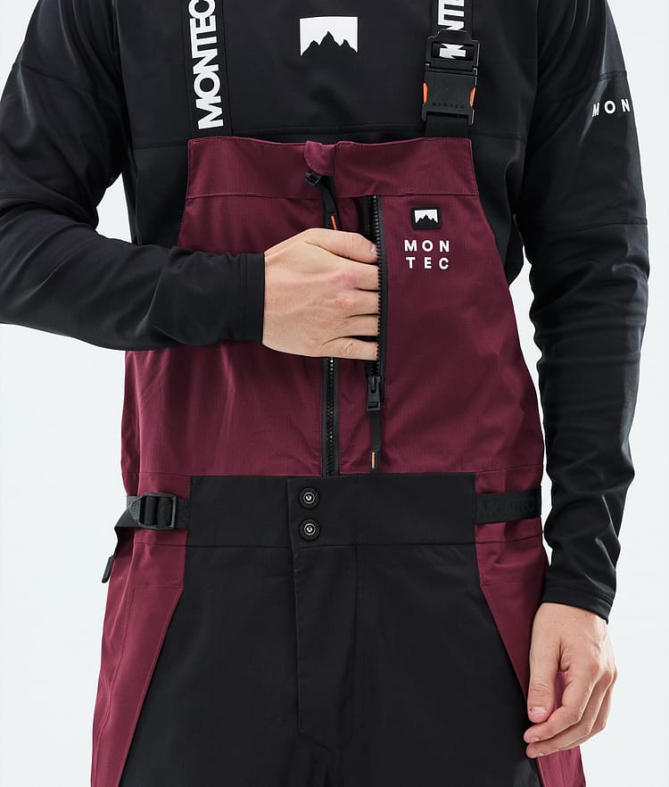 Montec Dozer Skihose Herren Burgundy/Black, Image 5 of 6
