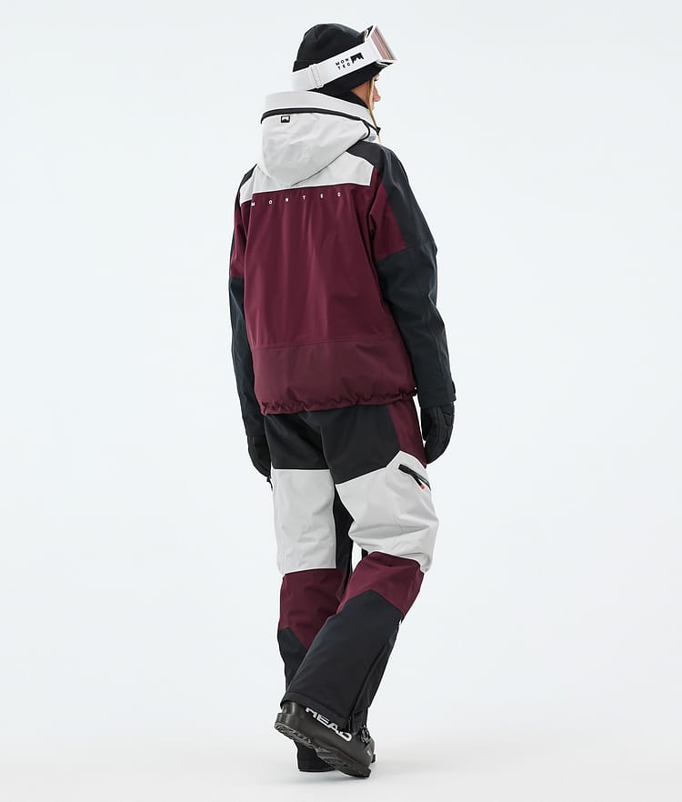 Montec Oracle W Skijacke Damen Light Grey/Black/Burgundy, Bild 5 von 10