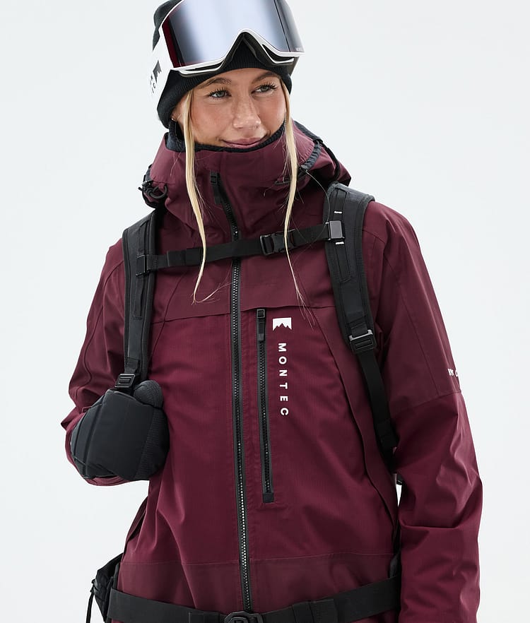 Montec Oracle W Snowboardjacke Damen Burgundy, Bild 2 von 10