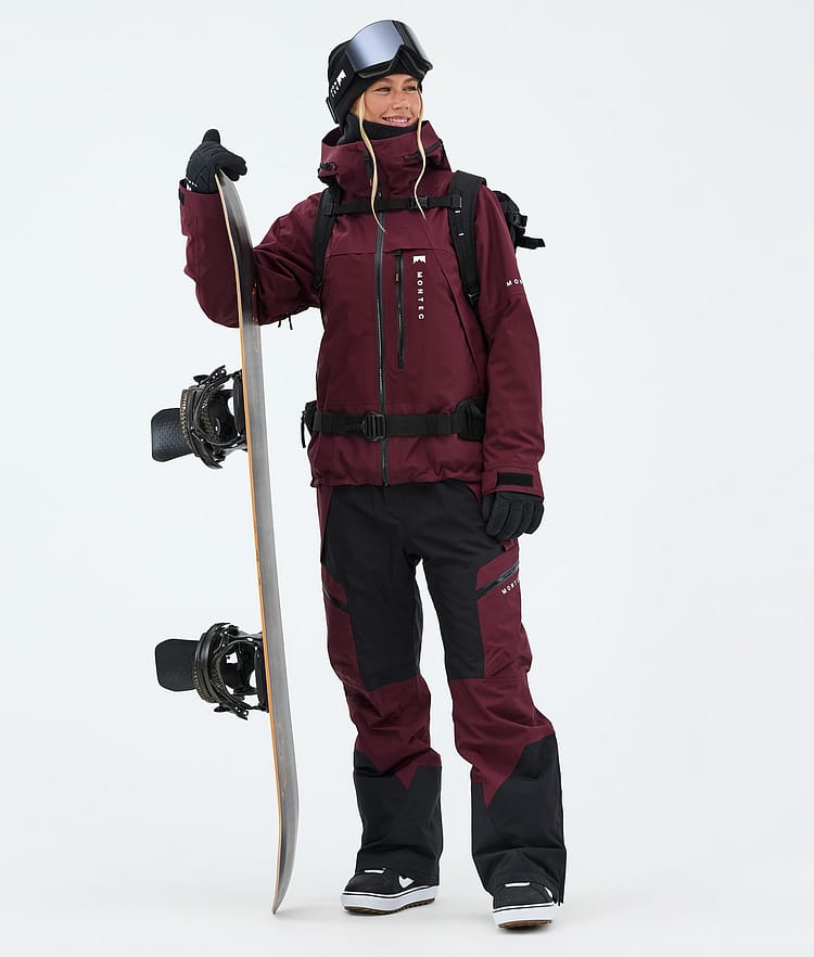 Montec Oracle W Snowboardjacke Damen Burgundy, Bild 2 von 9