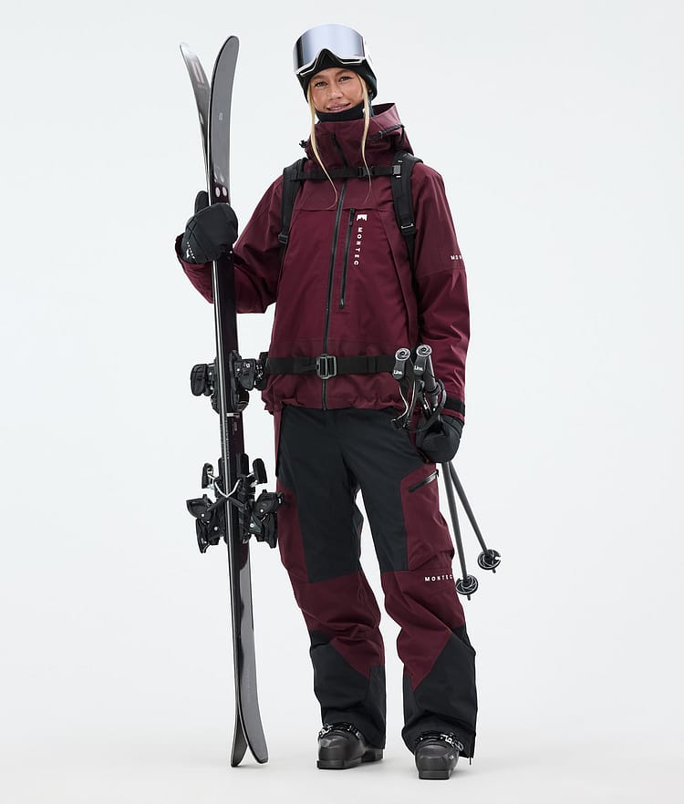 Montec Oracle W Skijacke Damen Burgundy, Bild 3 von 10