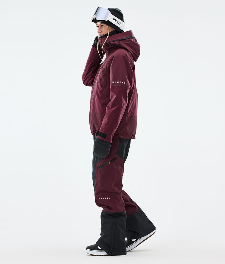 Montec Oracle W Snowboardjacke Damen Burgundy, Bild 4 von 10