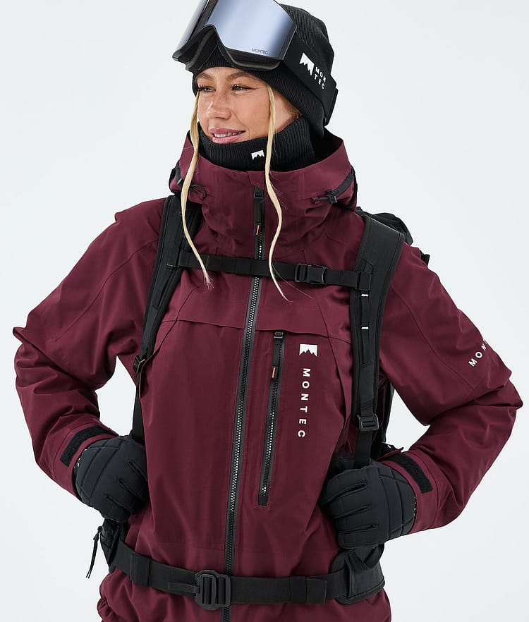 Montec Oracle W Snowboardjacke Damen Burgundy, Bild 4 von 9