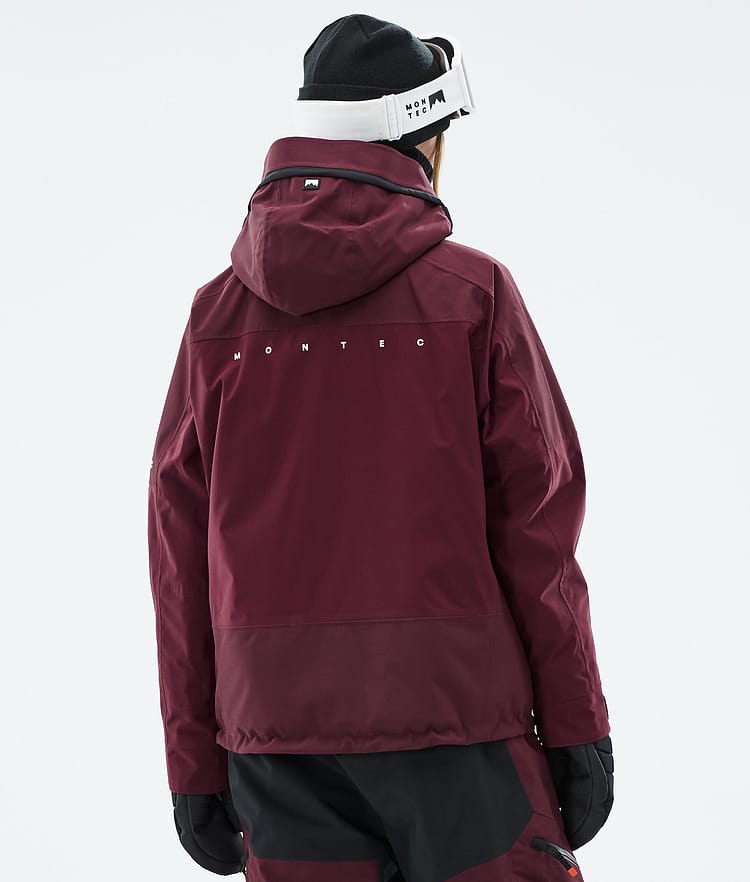 Montec Oracle W Skijacke Damen Burgundy, Bild 7 von 10