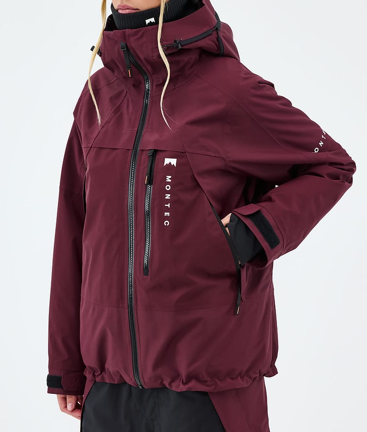 Montec Oracle W Skijacke Damen Burgundy, Image 7 of 9