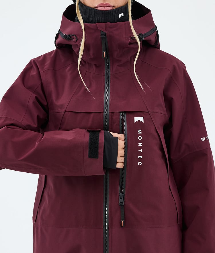 Montec Oracle W Skijacke Damen Burgundy, Image 8 of 9