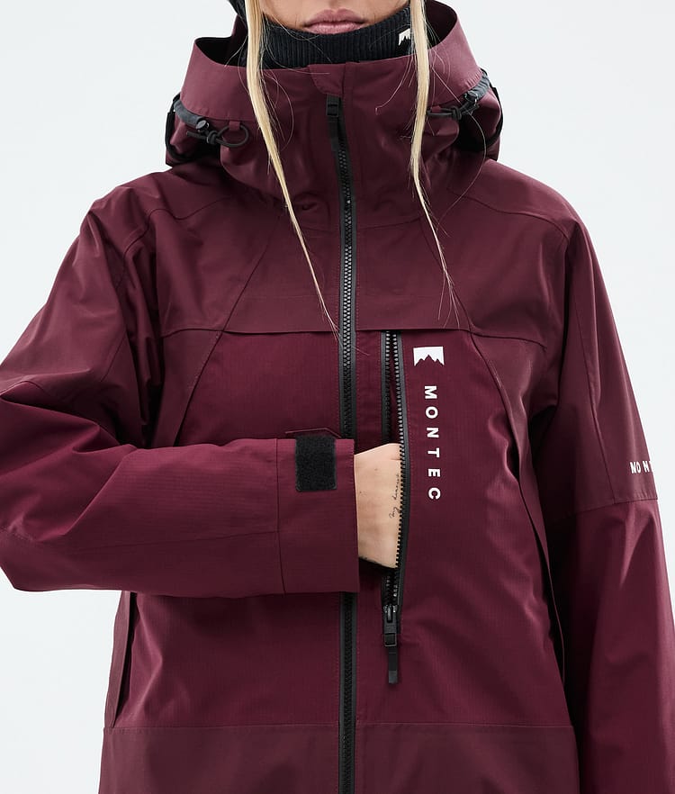 Montec Oracle W Snowboardjacke Damen Burgundy, Bild 9 von 10