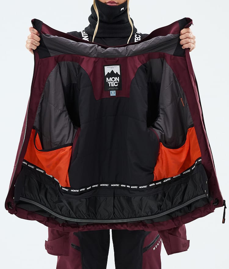 Montec Oracle W Snowboardjacke Damen Burgundy, Bild 9 von 9