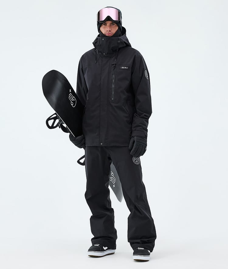 Dope Blizzard Full Zip Snowboardjacke Herren Black, Image 2 of 9