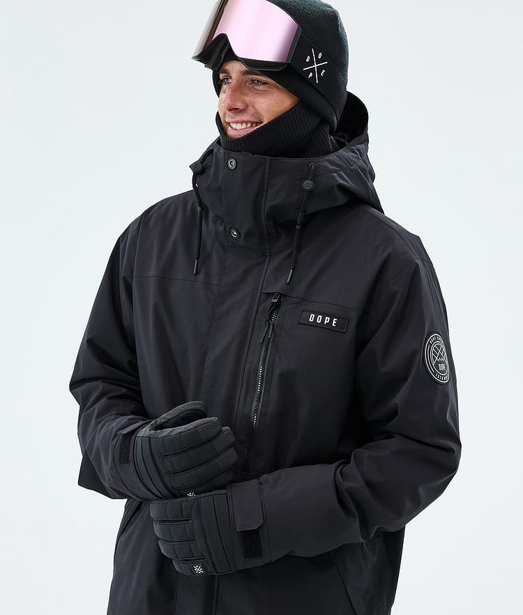 Dope Blizzard Full Zip Snowboardjacke Herren Black, Image 4 of 9