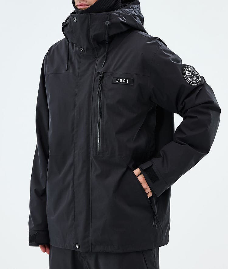 Dope Blizzard Full Zip Snowboardjacke Herren Black, Image 7 of 9