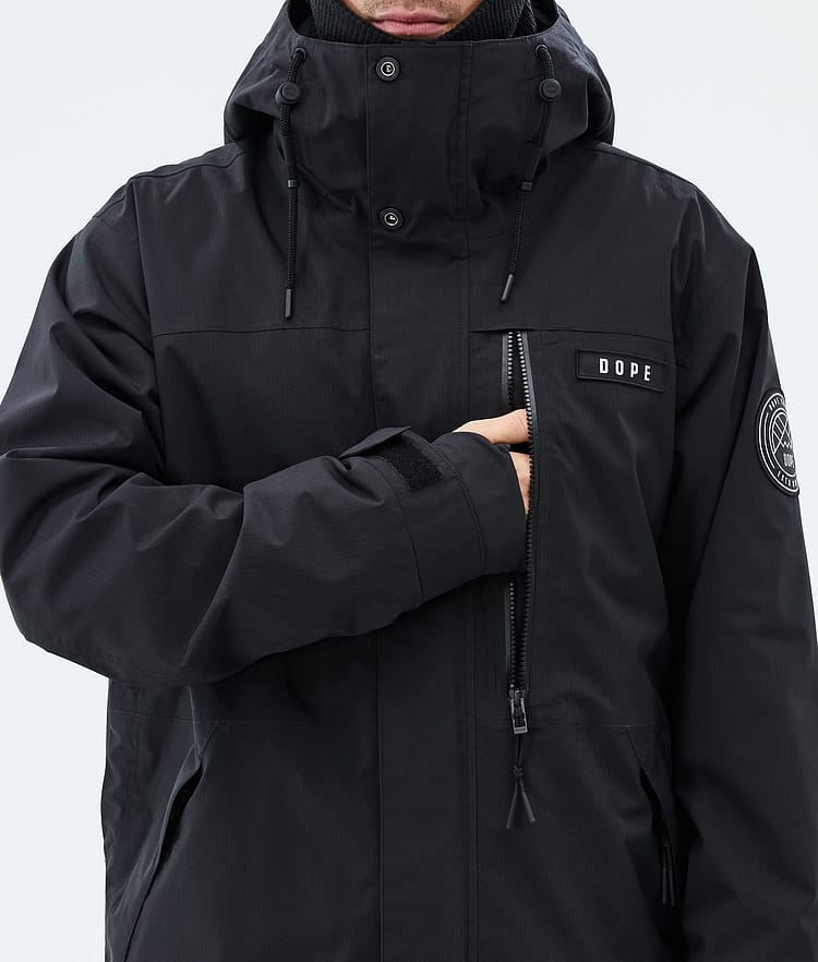 Dope Blizzard Full Zip Skijacke Herren Black, Image 8 of 9