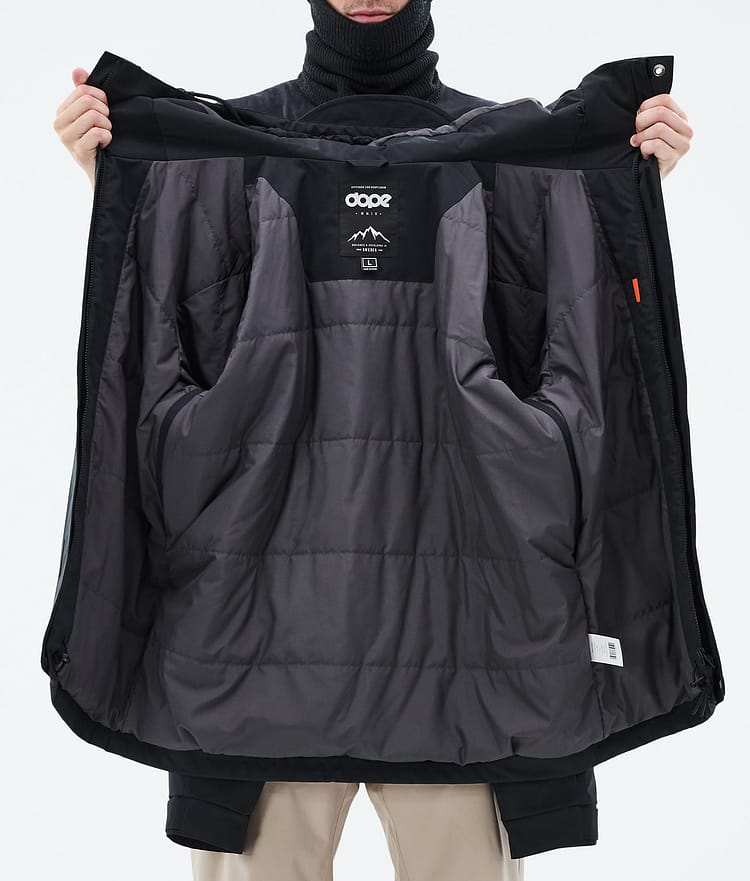 Dope Blizzard Full Zip Snowboardjacke Herren Black, Bild 9 von 9
