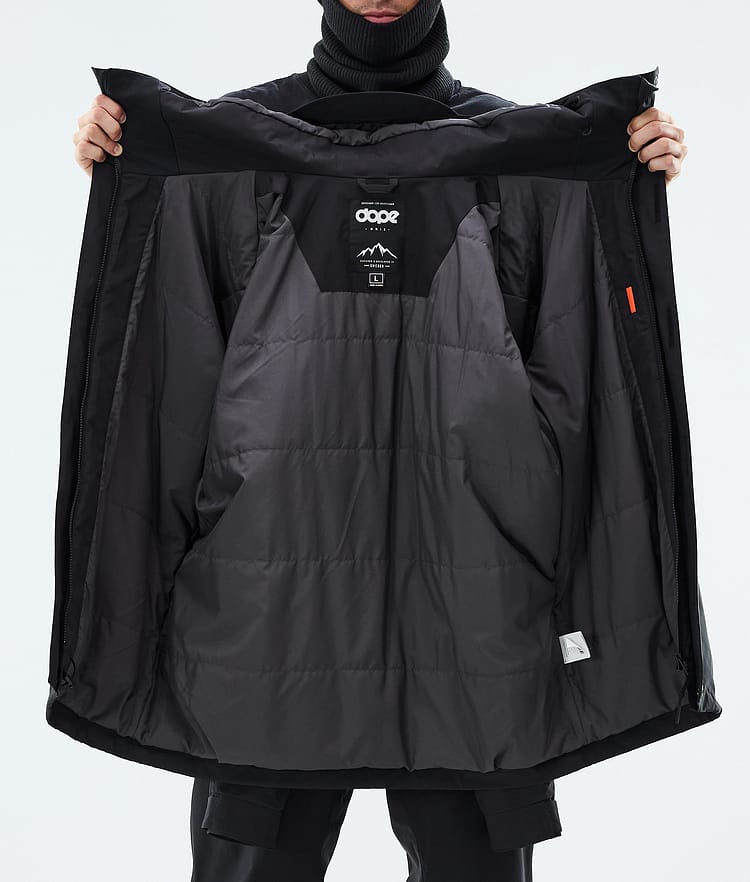 Dope Blizzard Full Zip Snowboardjacke Herren Black, Image 9 of 9