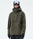 Dope Blizzard Full Zip Skijacke Herren Olive Green