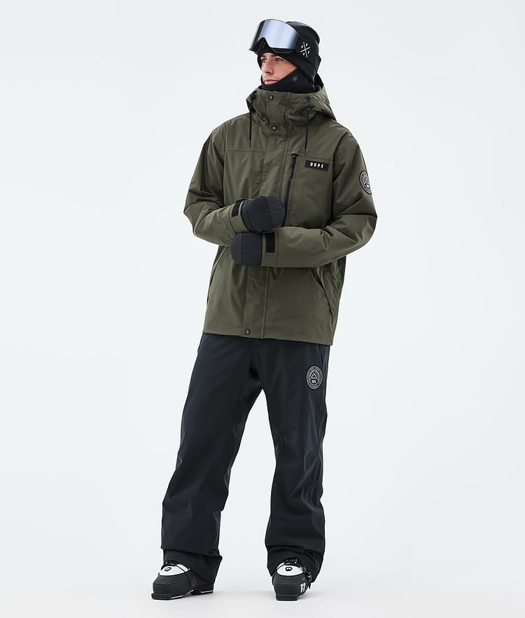 Dope Blizzard Full Zip Skijacke Herren Olive Green, Bild 2 von 9