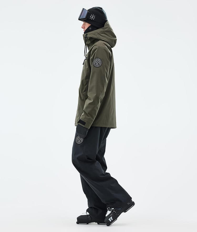 Dope Blizzard Full Zip Skijacke Herren Olive Green, Bild 3 von 9