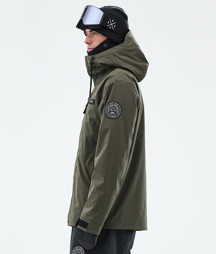 Dope Blizzard Full Zip Skijacke Herren Olive Green, Bild 5 von 9