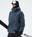 Dope Blizzard Full Zip Skijacke Herren Metal Blue