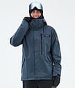 Dope Blizzard Full Zip Snowboardjacke Herren Metal Blue