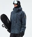 Dope Blizzard Full Zip Snowboardjacke Herren Metal Blue