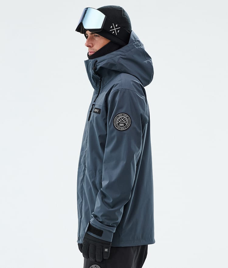 Dope Blizzard Full Zip Snowboardjacke Herren Metal Blue, Image 6 of 10