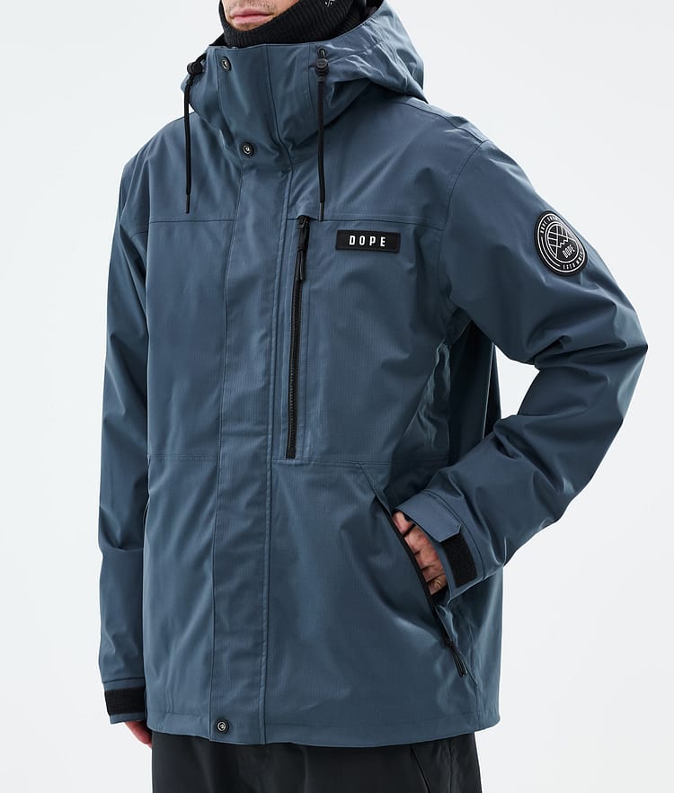 Dope Blizzard Full Zip Skijacke Herren Metal Blue, Bild 8 von 10