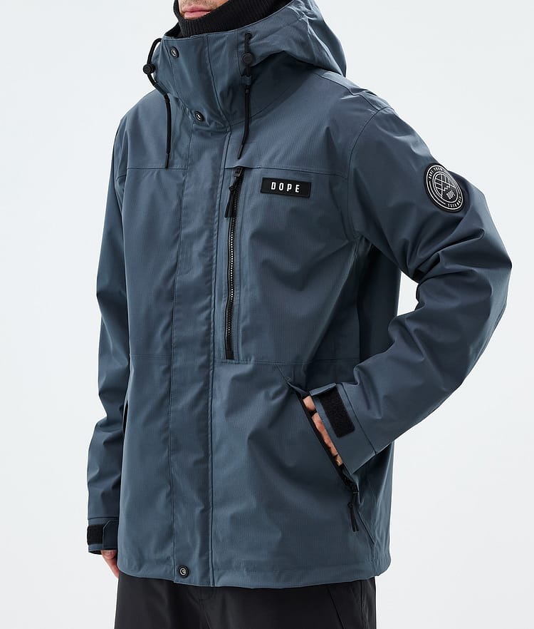 Dope Blizzard Full Zip Skijacke Herren Metal Blue, Image 8 of 10